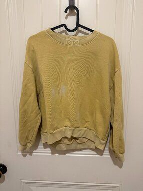 Gap Kids Sweatshirt - Faded Yellow - Kids XL